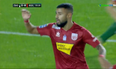 Παναθηναϊκός-Βόλος: Μείωσε ο Φερνάντες με εξαιρετικό πλασέ σε 2-1 (video)