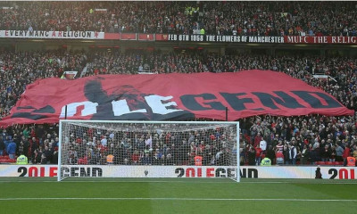 Μάντσεστερ Γιουνάιτεντ: Πανό αποθέωσης του Σόλσκιερ! (Photos)