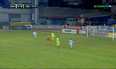 Λαμία-Ιωνικός: Υποδειγματική αντεπίθεση και 2-0 ο Ρόμανιτς (video)