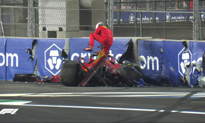 Formula 1: Σοβαρό ατύχημα για Λεκλέρκ - Διέλυσε την Ferrari του (video+photos)