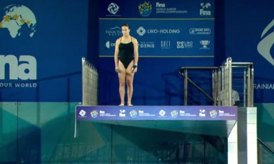 Καταδύσεις:Στην 8η θέση του τελικού των 10 μ.Σταθερά Β' η Σαχίνη στο Παγκόσμιο Πρωτάθλημα Νέων (vid)