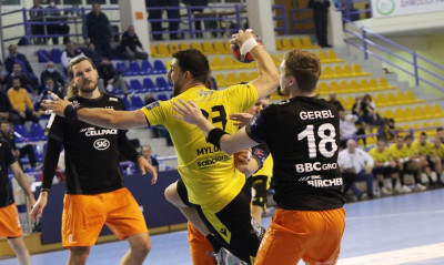 EHF European League: Ήττα για την ΑΕΚ από την Καντέτεν (photos)