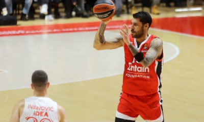 Ερυθρός Αστέρας-Ολυμπιακός: «Έγραψε» ιστορία ο Πρίντεζης, ξεπέρασε και τον Σπανούλη (video)