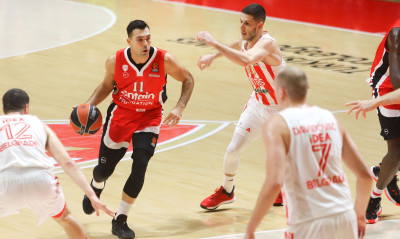 Ερυθρός Αστέρα-Ολυμπιακός 81-76: «Έλιωσε» στο Βελιγράδι