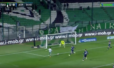 Παναθηναϊκός-Ατρόμητος: Έχασε τρομερή ευκαιρία ο Παλάσιος για το 2-0 (video)