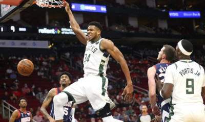 NBA: Διαστημικός Αντετοκούνμπο - Απόδραση για Μπακς από το Χιούστον (photos+video)