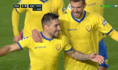 Παναιτωλικός-Ιωνικός: Ο Μεντόσα με πέναλτι άνοιξε το σκορ - Οργισμένοι οι Νικαιώτες! (video)