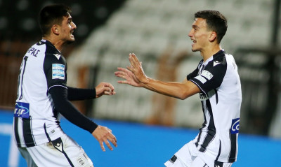 ΠΑΟΚ-Λαμία: Φοβερό πρώτο γκολ του Λύρατζη για το 1-1 κι έξαλλος πανηγυρισμός με Τσιγγάρα! (photos)