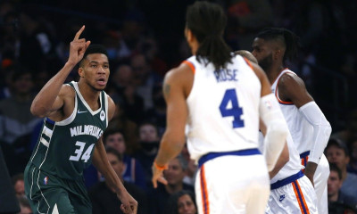 «Άλωσαν» τη Νέα Υόρκη οι Μπακς - Έκανε triple-double ο Γιάννης Αντετοκούνμπο (video)