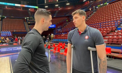 Αρμάνι Μιλάνο-Παναθηναϊκός ΟΠΑΠ: Τα «είπαν» Παπαπέτρου-Μήτογλου πριν το παιχνίδι (photo)