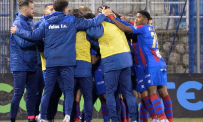 Λαμία-Βόλος: Το γκολ του Φαν Βέερτ - Ξέσπασαν οι Βολιώτες (photos+video)