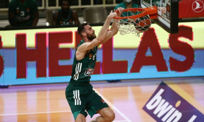 Παναθηναϊκός ΟΠΑΠ-Μπαρτσελόνα: «Έσπασε» την μπασκέτα ο Παπαγιάννης (video)