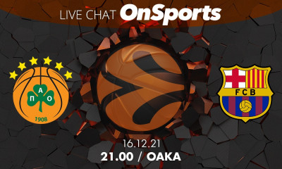 Live Chat Παναθηναϊκός ΟΠΑΠ - Μπαρτσελόνα 82-85 (Τελικό)