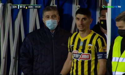 Ιωνικός-ΑΕΚ: Εκτέλεση κόρνερ από τη… φυσούνα ο Μάνταλος (video)