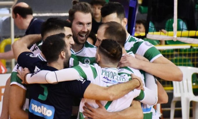 Volley League Ανδρών: «Καθάρισε» και την Κηφισιά ο Παναθηναϊκός και κάνει Πρωτοχρονιά στην κορυφή