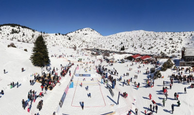 Snow Volleyball: Το 3ο Πανελλήνιο Πρωτάθλημα snow volley στο Μαίναλο Αρκαδίας