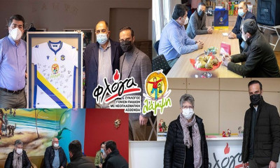 Αστέρας Τρίπολης: Επίσκεψη στη ΦΛΟΓΑ και στη ΛΑΜΨΗ (photos)