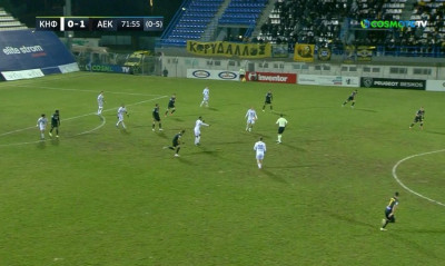 Κηφισιά-ΑΕΚ: Ιστορικό γκολ ισοφάρισης από τον Τετέι (video)