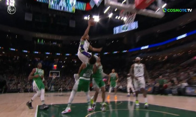 Γιάννης Αντετοκούνμπο: Απίστευτο coast to coast - Πέταξε πάνω από τον Σμαρτ (videos)