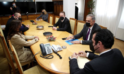 Ολυμπιακός: Τα ζητήματα που έθιξε στη συνάντηση με τον Πλεύρη