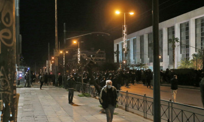 Παναθηναϊκός-Άρης: Διαμαρτυρία στη Λεωφόρο Αλεξάνδρας (Photos)