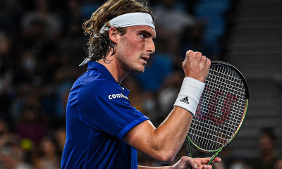 ATP Cup: Νίκη για τον Τσιτσιπά μετά από αποχώρηση του Μπασιλασβίλι, 2-0 η Ελλάδα την Γεωργία (vid)