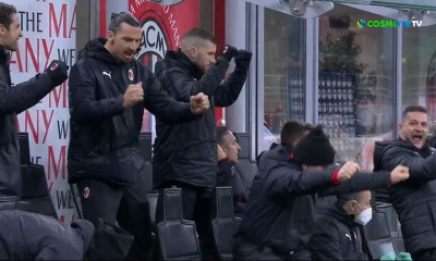 Μίλαν-Ρόμα: Τρελάθηκε με το 2-0 ο Ιμπραΐμοβιτς (video)