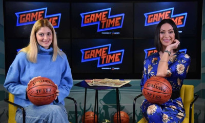 Η μπασκετμπολίστρια του Παναθηναϊκού Ελισάβετ Μπουντούρη στο πρώτο GAME TIME ΜΠΑΣΚΕΤ της χρονιάς