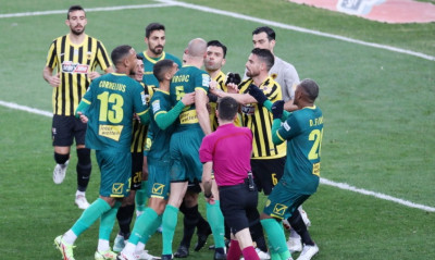 AEK-Παναιτωλικός: Ένταση και γκολάρα Καρίμ στο ΟΑΚΑ  (photos+videos)