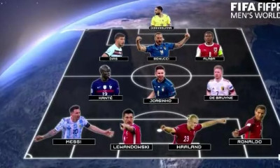 FIFA Awards: Φουλ επίθεση με «Λέβα», Ρονάλντο, Μέσι, Χάαλαντ - Η καλύτερη 11άδα για το 2021(vid)