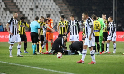 ΠΑΟΚ-ΑΕΚ: Επεισόδιο με Μήτογλου και Άκπομ - Δοκάρι ο Λύρατζης (videos)