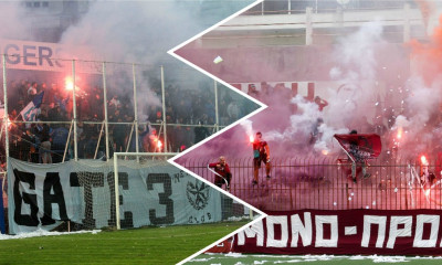 Σοβαρά επεισόδια πριν το Ιωνικός-Απόλλων Πάτρας (photos)