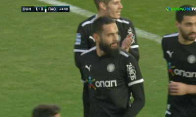 ΟΦΗ-Παναθηναϊκός: Άμεση απάντηση και 1-1 με Σελίμοβιτς - Οφσάιντ ζήτησαν οι «πράσινοι» (video)