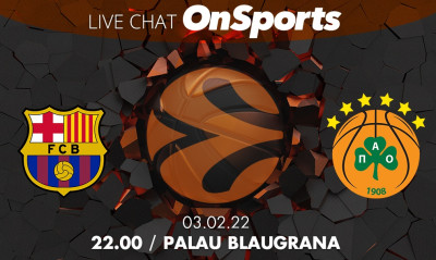 Live Chat Μπαρτσελόνα-Παναθηναϊκός ΟΠΑΠ