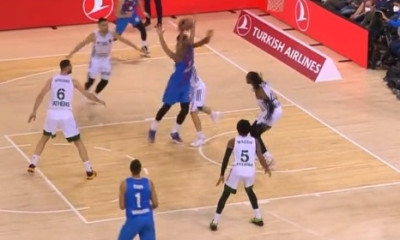 Μπαρτσελόνα-Παναθηναϊκός ΟΠΑΠ: «Έσβησε τα φώτα» στον Ντέιβις ο Έβανς (video)