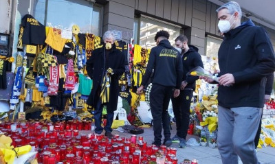 Άρης: Απέτισε φόρο τιμής στη μνήμη του Άλκη