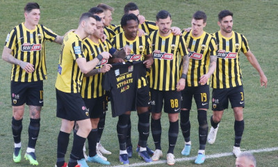 AEK-Απόλλων Σμύρνης 3-0: Σήκωσε... κεφάλι με Αραούχο! (photos+videos)