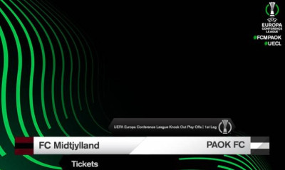 ΠΑΟΚ: Τα εισιτήρια της αναμέτρησης με τη Μίντιλαντ