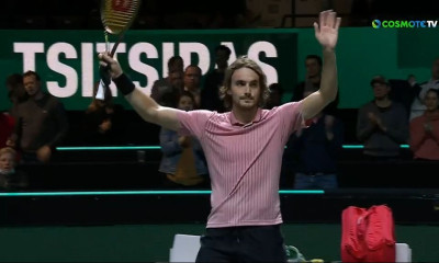 Στέφανος Τσιτσιπάς: «Καθάρισε» εύκολα τον Ιβάσκα και πέρασε στους «8» του Ρότερνταμ (video)