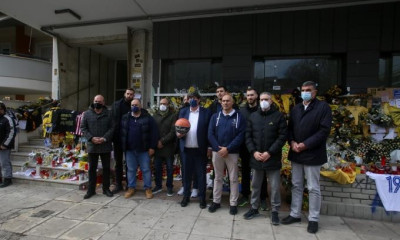 ΠΑΟΚ, Ιωνικός και Άρης τίμησαν τη μνήμη του Άλκη (photos)