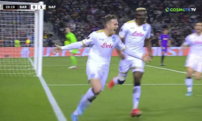 Europa League: «Πάγωσε» το Καμπ Νόου ο Ζιελίνσκι (video)