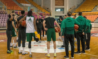 Κύπελλο Ελλάδας - Final Four 2022: Προπόνηση για τον Παναθηναϊκό με ομιλία Αλβέρτη (photos)