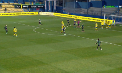 Παναιτωλικός-Παναθηναϊκός: Αμφισβητούμενη φάση στο Αγρίνιο - Ακυρώθηκε γκολ του Σάρλια (video)