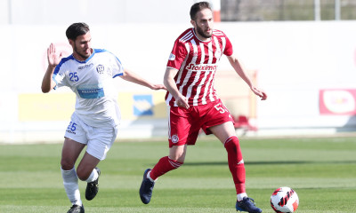 Ολυμπιακός Β-Απόλλων Λάρισας: Τράνταξε το δοκάρι ο Φορτούνης (video)