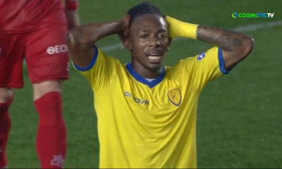 Παναιτωλικός-Βόλος: Κεφαλιά στο δοκάρι ο Νταγκό (video)