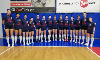 Πόλεμος στην Ουκρανία: Ισχυρό αντιπολεμικό μήνυμα στα γήπεδα της Volley League γυναικών (photos)