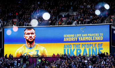 Premier League: Με το όνομα του Ουκρανού Γιαρμολένκο στις φανέλες οι παίκτες της Γουέστ Χαμ (photos)