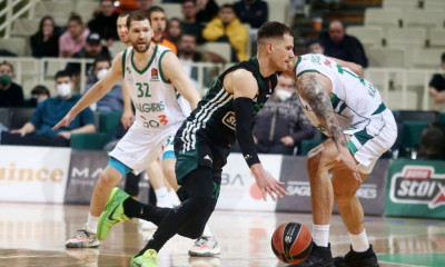 Παναθηναϊκός ΟΠΑΠ-Ζαλγκίρις 83-96: Μαύρη... εμφάνιση χωρίς παίκτες, ενέργεια και ιδέες (photos)