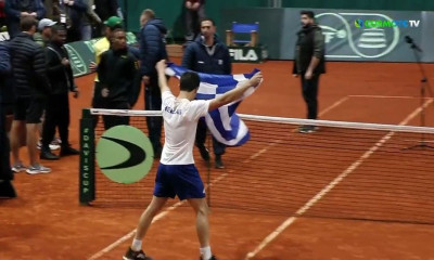 Davis Cup: Ανατροπή με Πέτρο Τσιτσιπά και στα play off ανόδου η Ελλάδα (video)