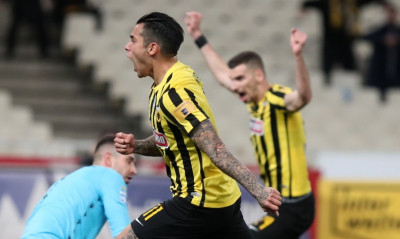 AEK-Αστέρας Τρίπολης: Τρομερός Αραούχο - Η κίνησή του μετά το γκολ (photos+video)